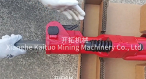 TPB-90 Pneumatic Breaker in Road Demolition Case.mp4